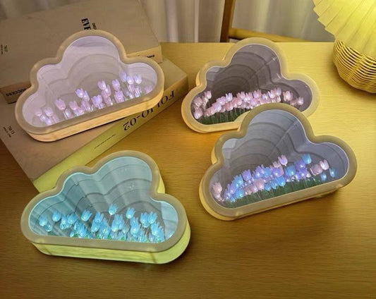 LÁMPARA NUBE TULIPANES