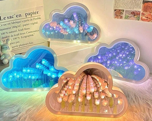 LÁMPARA NUBE TULIPANES